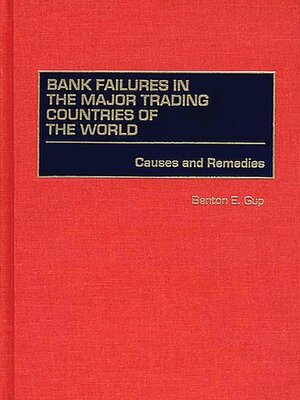 cover image of Bank Failures in the Major Trading Countries of the World